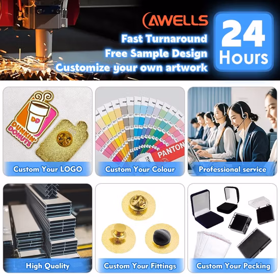 カスタムステンドグラス虹グリッター回転ヒンジ印刷ファンタジーアニメ漫画かわいいエナメルラペルピン透明エナメルピン